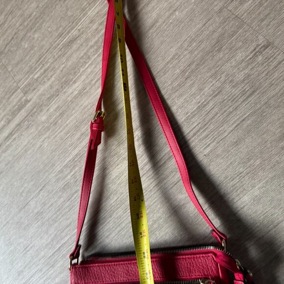 Tutilo New York Red Small Crossbody Bag for Women Stylish & Compact 9"x8" - Picture 6 of 6